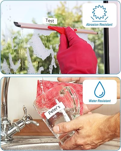 Vista 7 de Weemay Paquete de 6 cintas adhesivas compatibles con Brother TZe-221 TZe221 TZ-221 TZ221 TZ221 laminadas 0.354 in 0.35 pulgadas negro sobre blanco