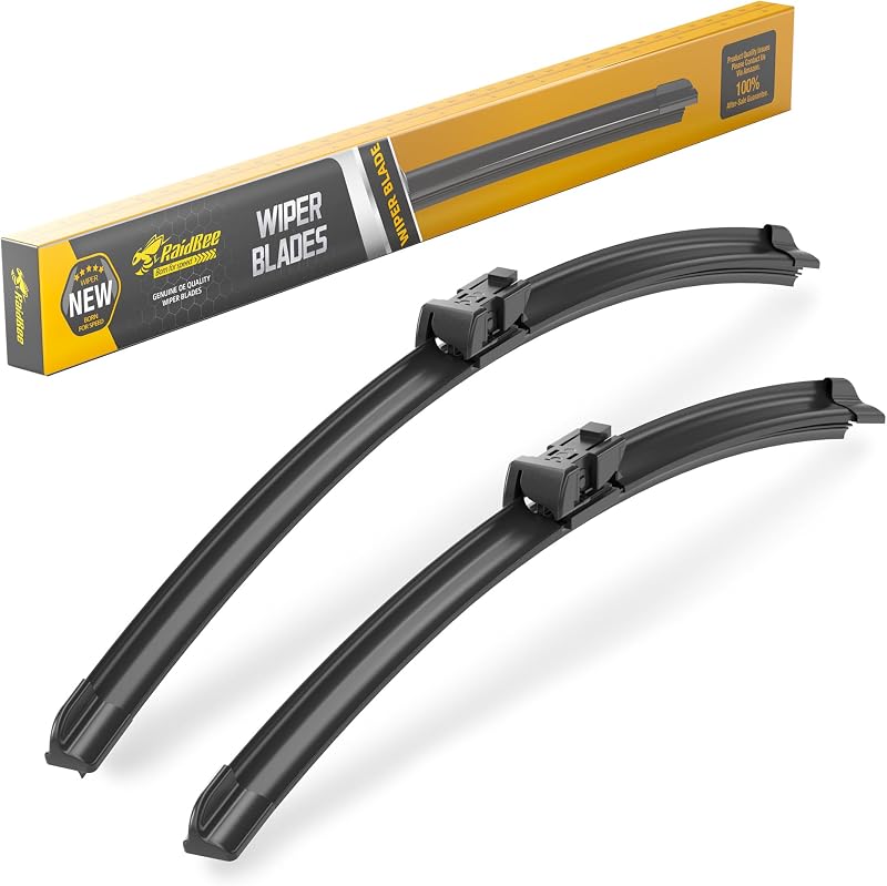 Palhetas do limpador de para-brisa RaidBee para Audi A6, A7, S6, S7 e RS7 – Par com 2 unidades