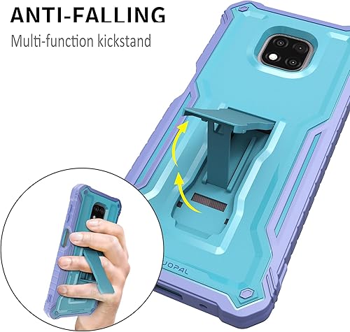 Miniatura 5 de DUOPAL Funda para Motorola Moto G Power 2021, protección de grado militar a prueba de golpes, con protector de pantalla HD de vidrio templado y