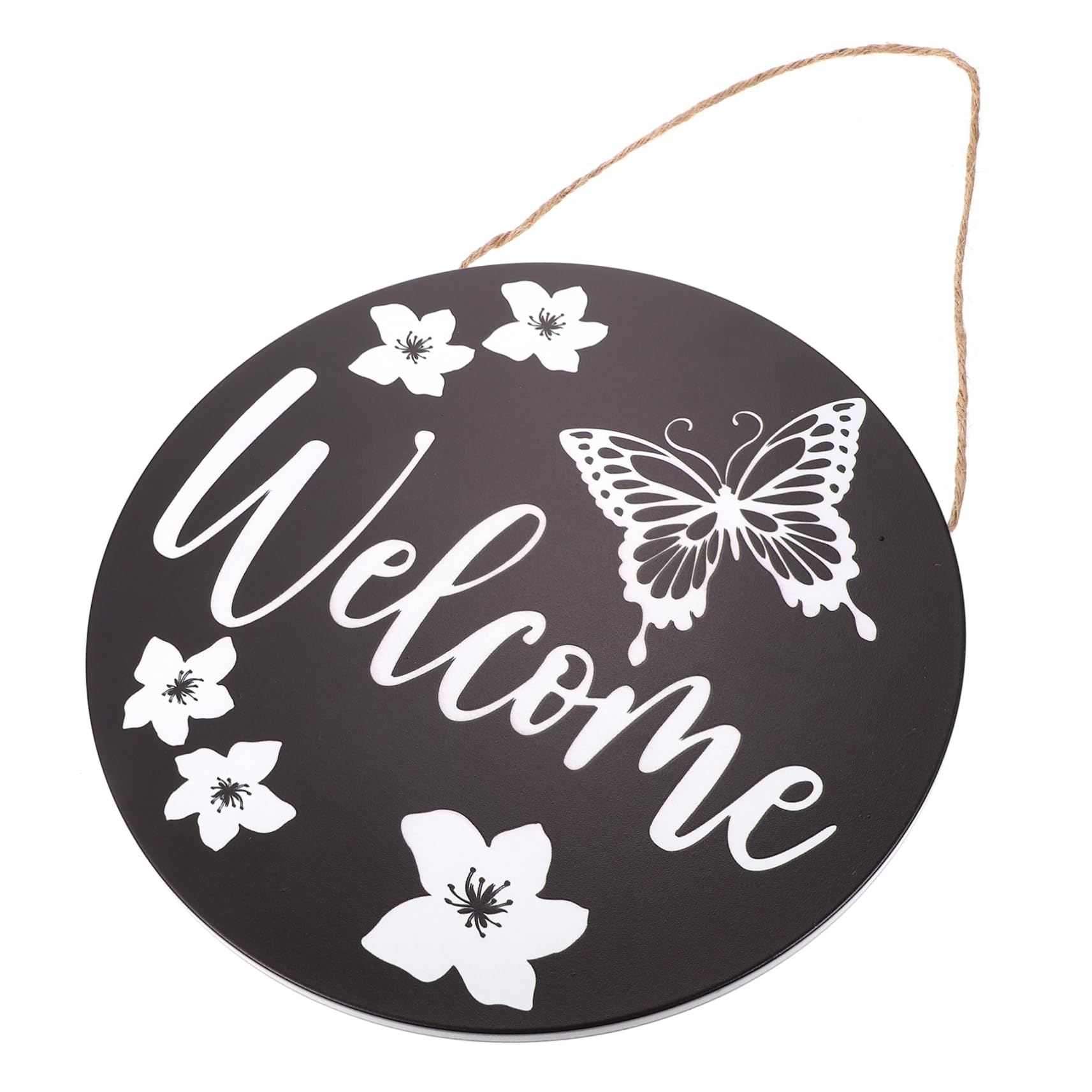 Panneau de bienvenue décoratif en fer pour embellir le porche de votre maison