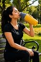 JRM SHINE Plastic Insulated Water Bottle with Handle | 1700 ml (Orange) Large Capacity | Cold Water Bottle | Leak Proof & Lightweight | Multicolor | Ideal for Gym, Office & Travel gallery image