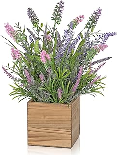 DILATATA Rustic Lavender Flowers Artificial Lavender Decor Fake Lavender...
