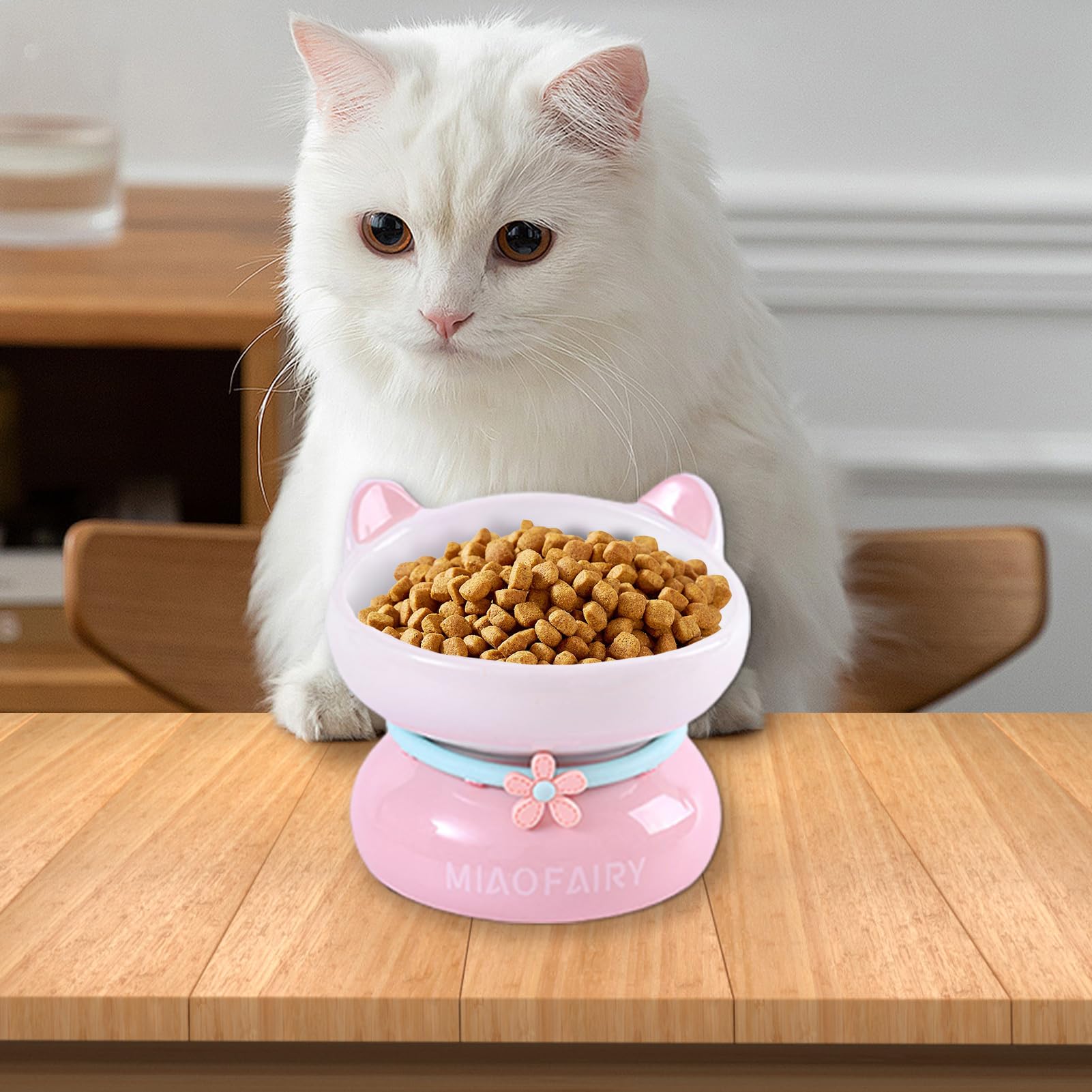 Gamelle pour chat en céramique – Gamelle anti-retour avec bouche inclinée