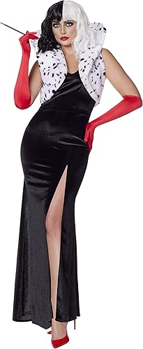 Miniatura 1 de Spirit Halloween 101 Dálmatas - Disfraz de Cruella para adultos - Villanos de Disney  Licencia oficial  Disfraz de TV y película