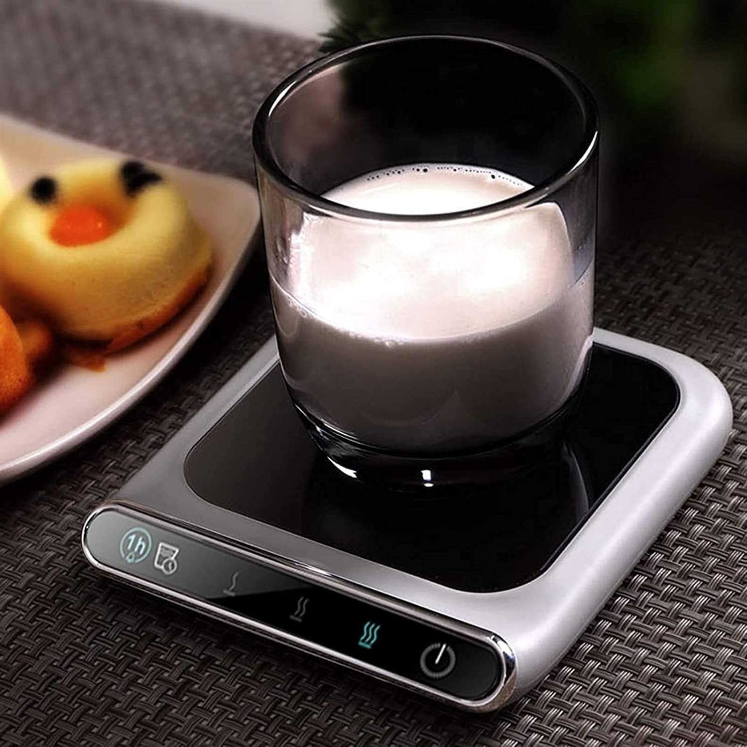 Coffee Mug Warmer Electric Cup Warmer for Desk Office Home Use Mug Warmer with 3 Settings Warmer Heating Plate Electric Beverage Warmer for Cocoa Tea Milk Heater