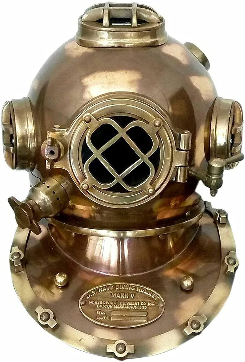 Nautical Divers Diving Helmet for Scuba Diving Helmet ~ Antique Mark V Marine Scuba Divers Helmet 18" - Home Office Decorative