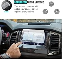 Vista 5 de Protector de pantalla compatible con pantalla táctil Ford Ranger Sync3 2019-2023, antirreflejos, resistente a los golpes, accesorios de navegación