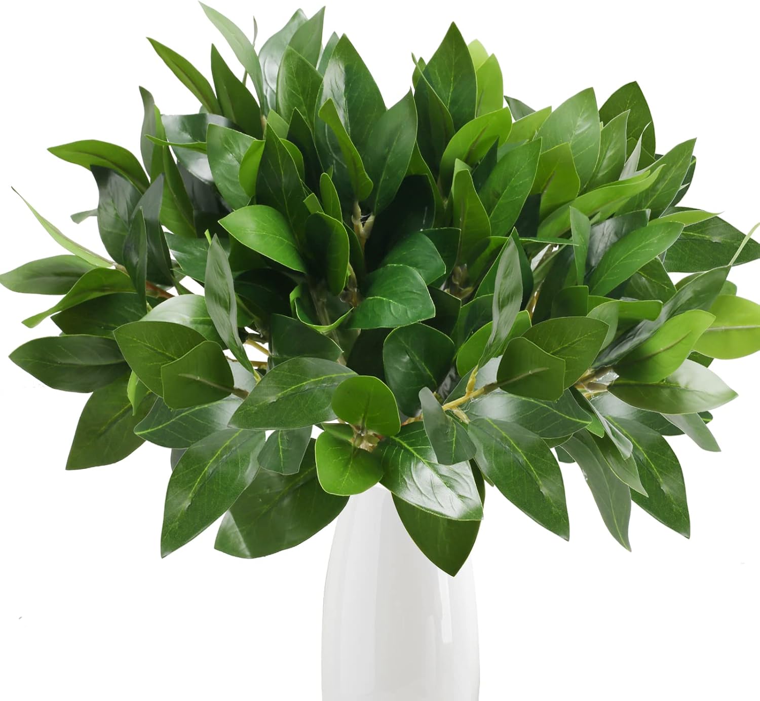 24 Lifelike Ficus Spray Faux Silk Greenery Stems for 24 Lifelike Ficus Spray Faux Silk Greenery Stems for