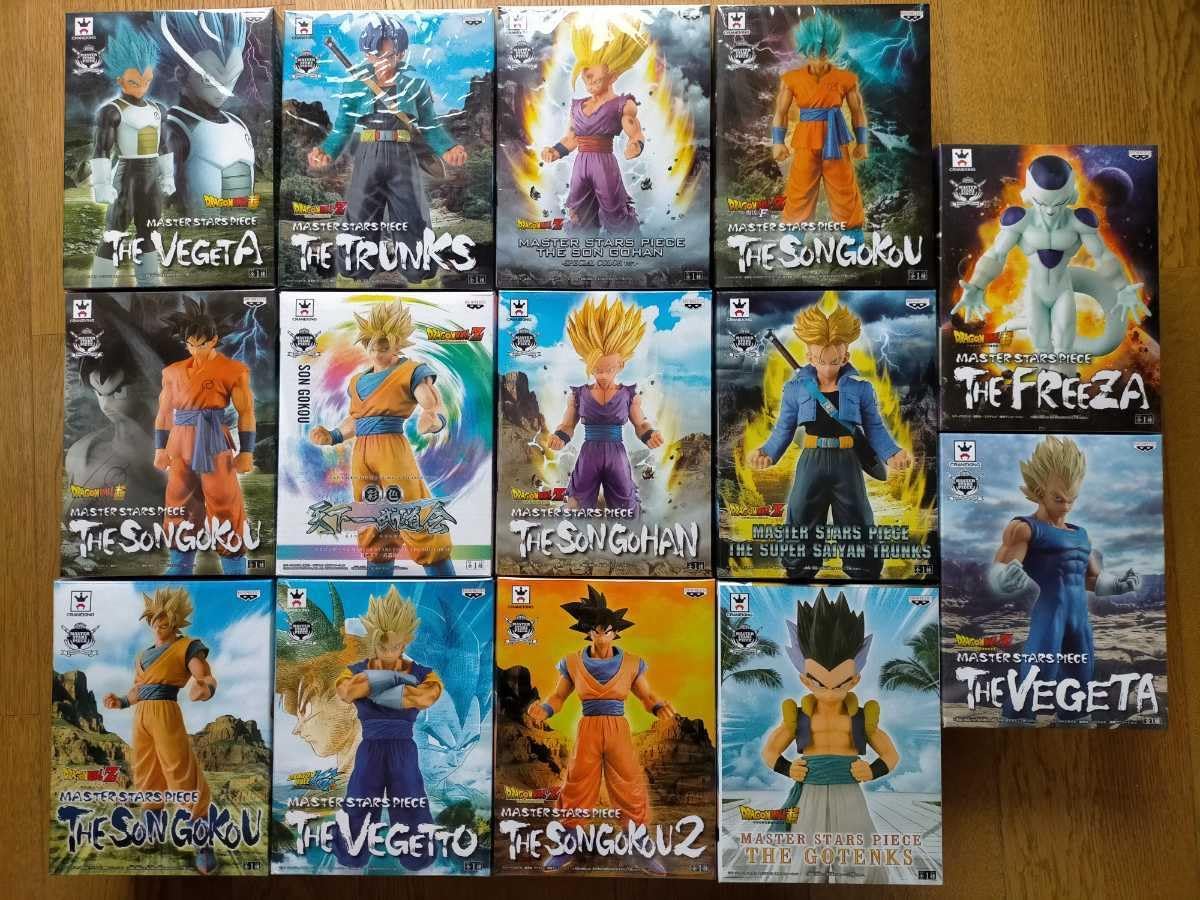 ドラゴンボール MSP 悟空　ベジータ　トランクス　ベジット　悟飯　ゴテンクス MASTER STARS PIECE 全14種 MSP 孫悟空 ベジータ 孫悟飯 トランクス