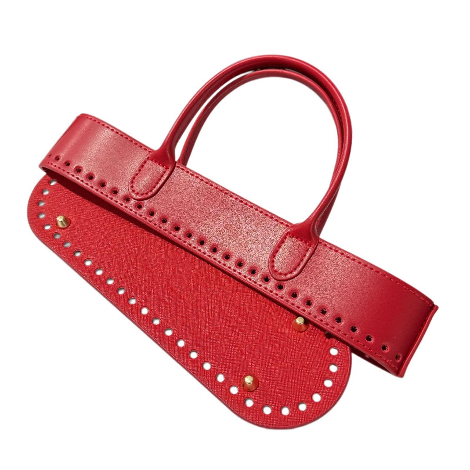 BWANGIAO PU Leather Handbag Making Set Bag Bottom Shaper Bag Handle Bags Knitting Set for Diys Crochet Purse Wallet Toted
