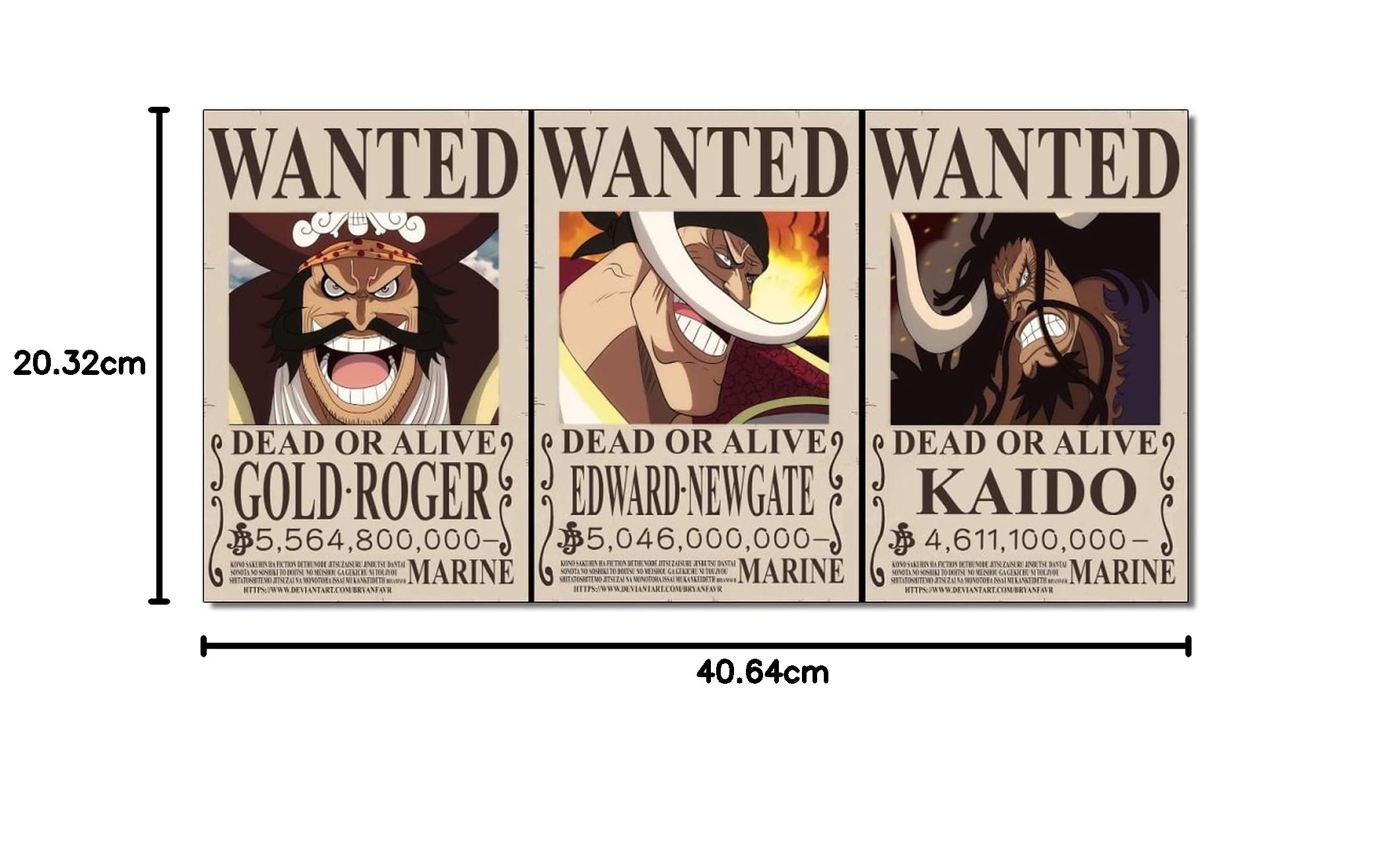 Anime Poster Canvas Wall Art Anime One Piece Emperor's Bounty