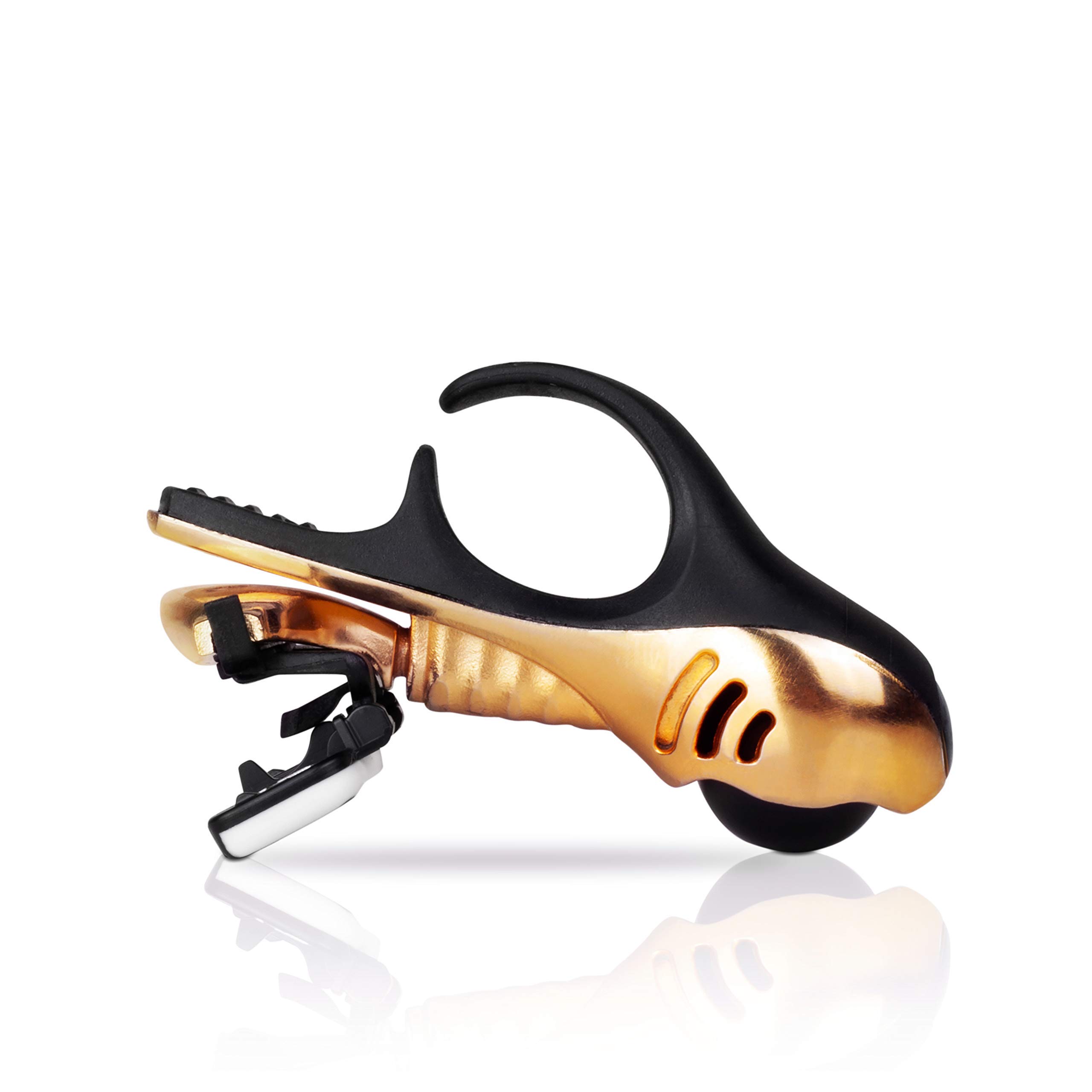 HeadBlade S4 Moto Goldfinger - Maquinilla de afeitar para hombre, edición limitada, revolucionaria suspensión activa dual