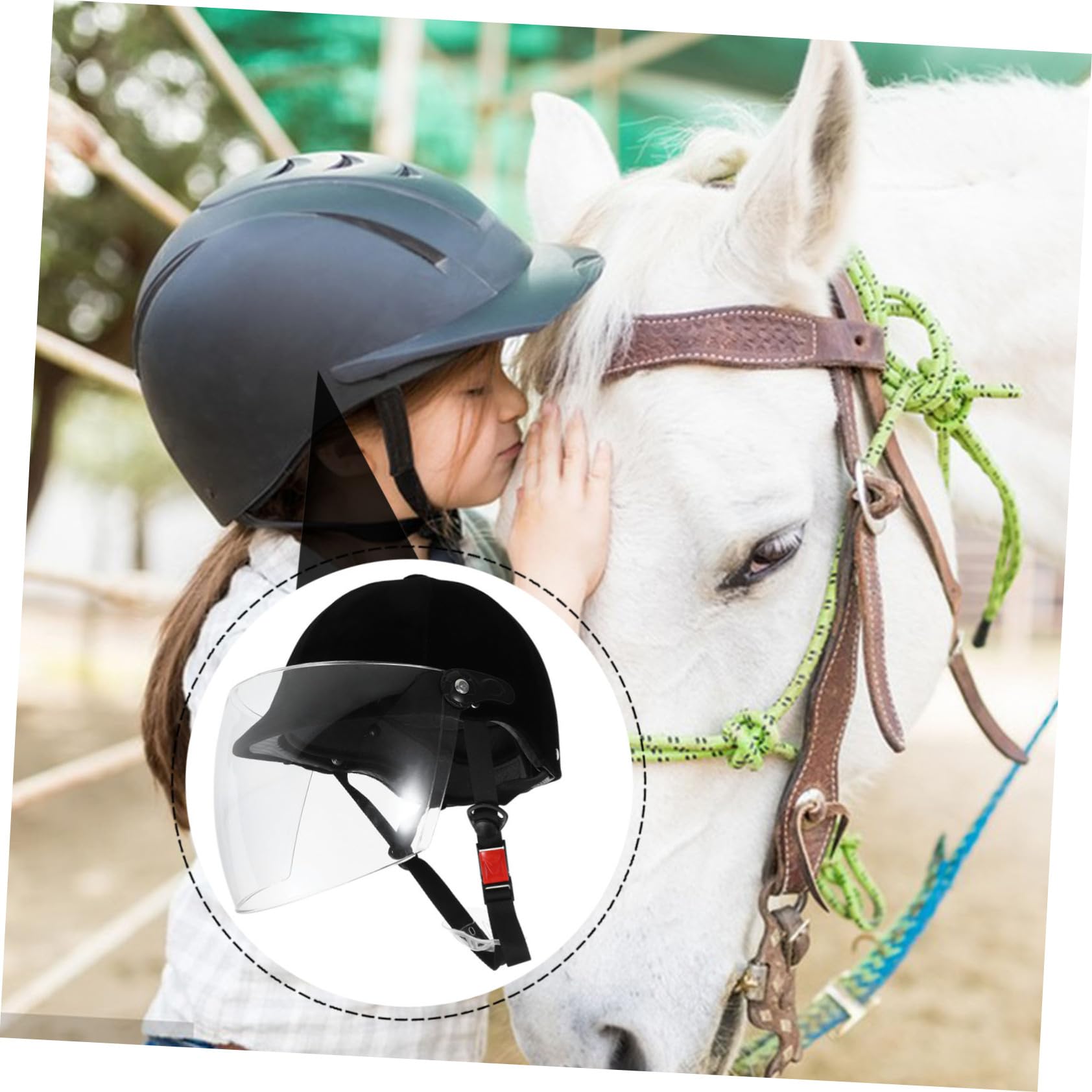 Toddmomy Casco De Equitación Ligero para Niño Niña y Transpirable Protección Segura para Montar Caballo y Deportes Al Aire Casco Infantil De Equitación para Actividades Recreativas