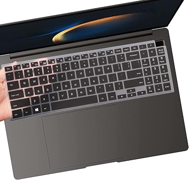 i-Tensodo Keyboard Cover for 2025-2023 Samsung Galaxy Book 5 4 3 2 Pro 360 16", Galaxy Book 5 4 3 Ultra/Edge 16", Galaxybook 5 4 3 NP750QHA NP750XGK NP960QFG NP960XHA NP940XMA 15.6 16-Black
