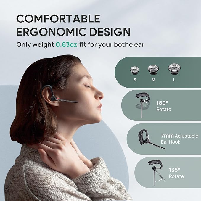 Auricular Bluetooth Yealink BH71 inalámbrico con micrófonos miniatura 5