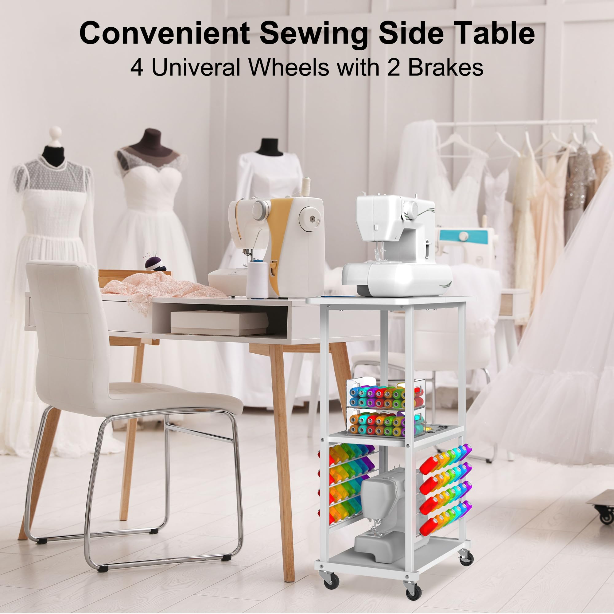 Snapklik.com : Rolling Craft Table
