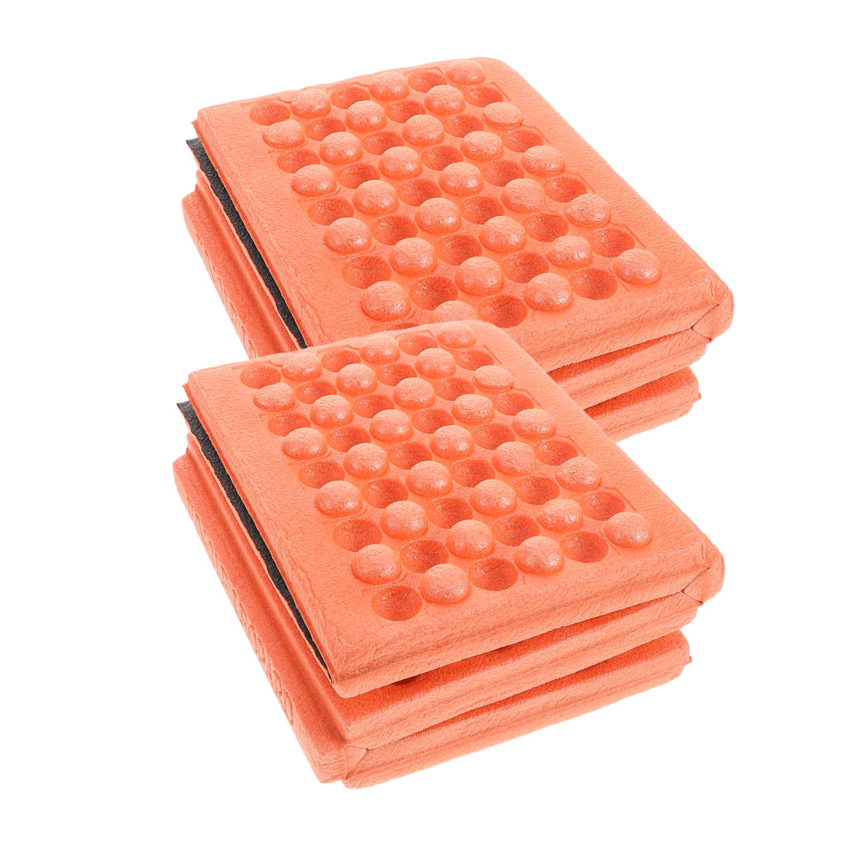 BRIGHTFUFU Camping Cushion 2 Pack Portable Inflatable Pad for Outdoor Waterproof Lightweight Sit-up Pad Xpe Material