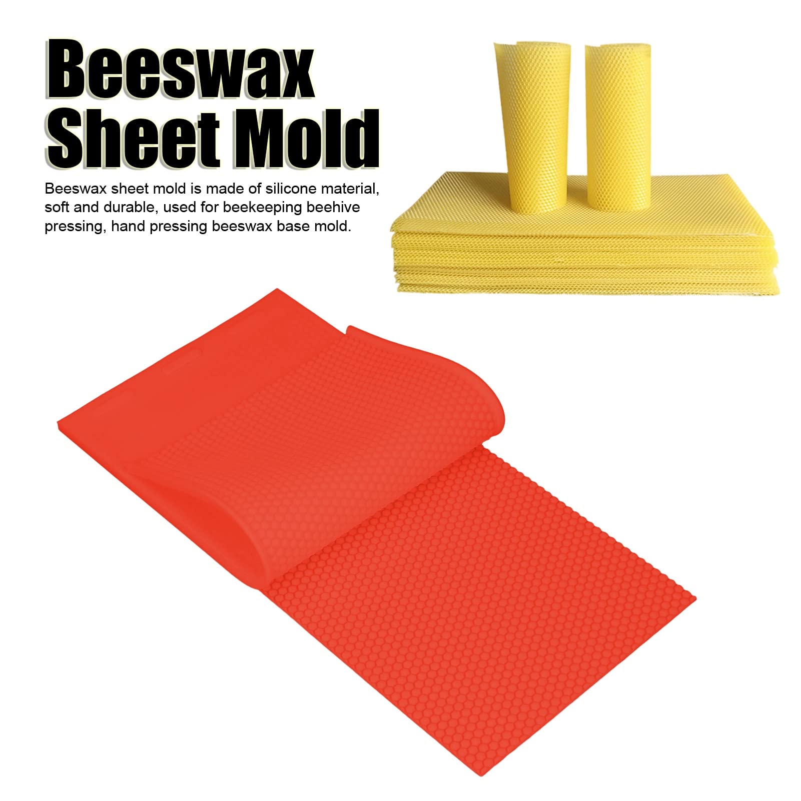 Moules Silicone Feuille Cire D'Abeille - Lot De 2 Pour Fondation 5.4 Mm - Apiculture