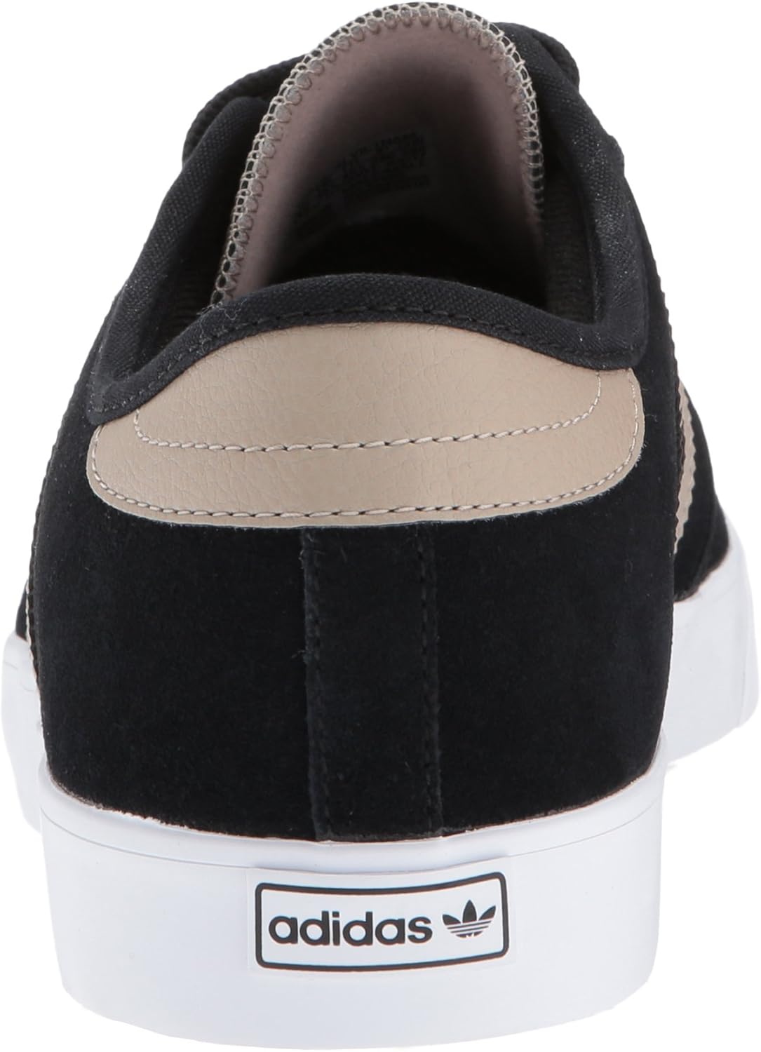 adidas Men's Seeley Running Shoe 5.5 Core Black/Trace Khaki/White