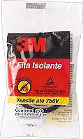 3M, Fita Isolante, 750V, 18mm x 5m, Preta