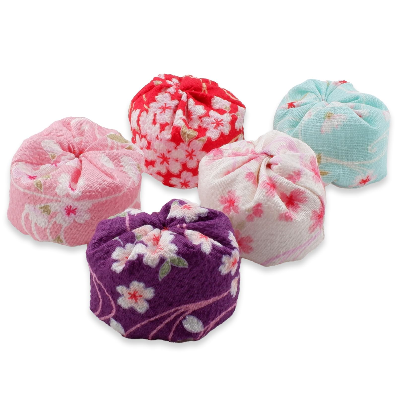 Morikuru TK01-29 Hand Ladle, 5 Piece in Case, Made in Japan, Crepe, Small, Approx. 1.4 inches (3.5 cm), Cherry Blossom Pattern, Folk Art Toy : Toys & Games