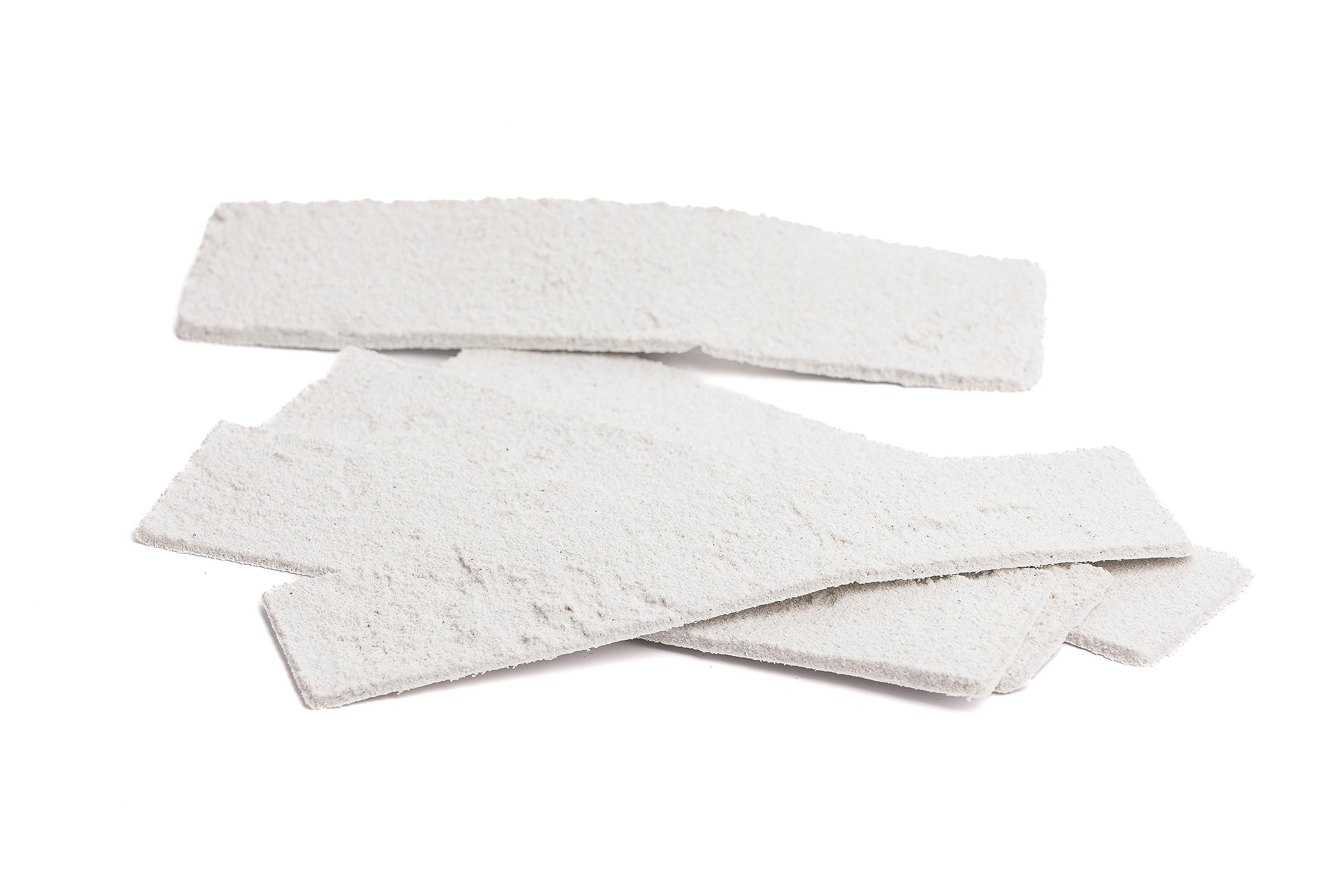 DOVER Revêtement mural flexible, revêtement mural extérieur, Brique de Parement Flexible-Lot de 1 mètre carré-Lattes, blanc, 50x210 mm, revêtement de façade intérieur, installation facile.
