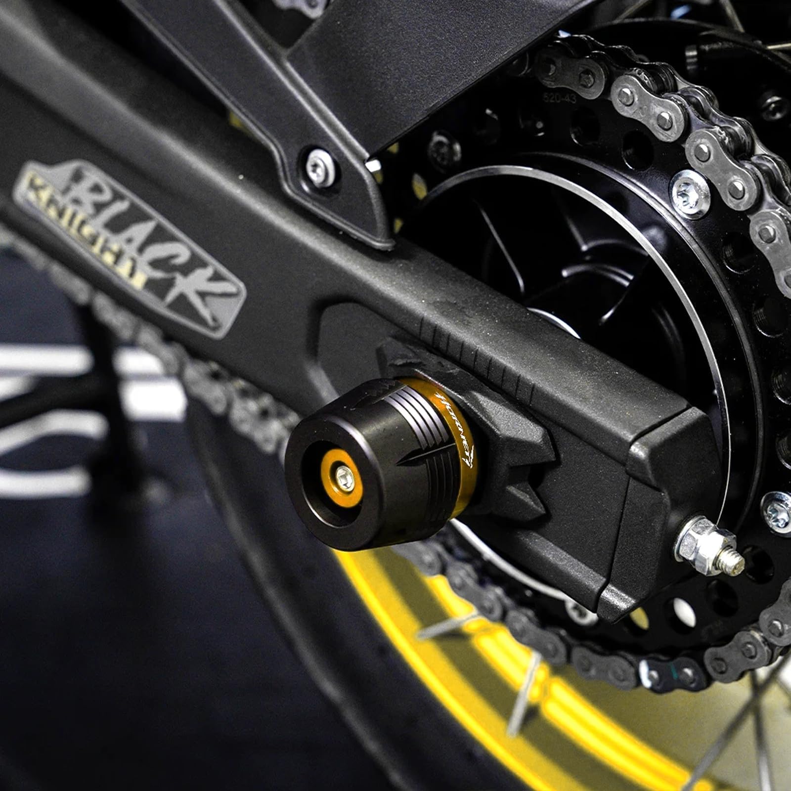 Per CB 1000 750 CB1000 HORNET SP 2025 2024 CB750 Hornet 2023-2025 Moto Ruota Anteriore Posteriore Forcella Slider Protezione Anticaduta (Oro)