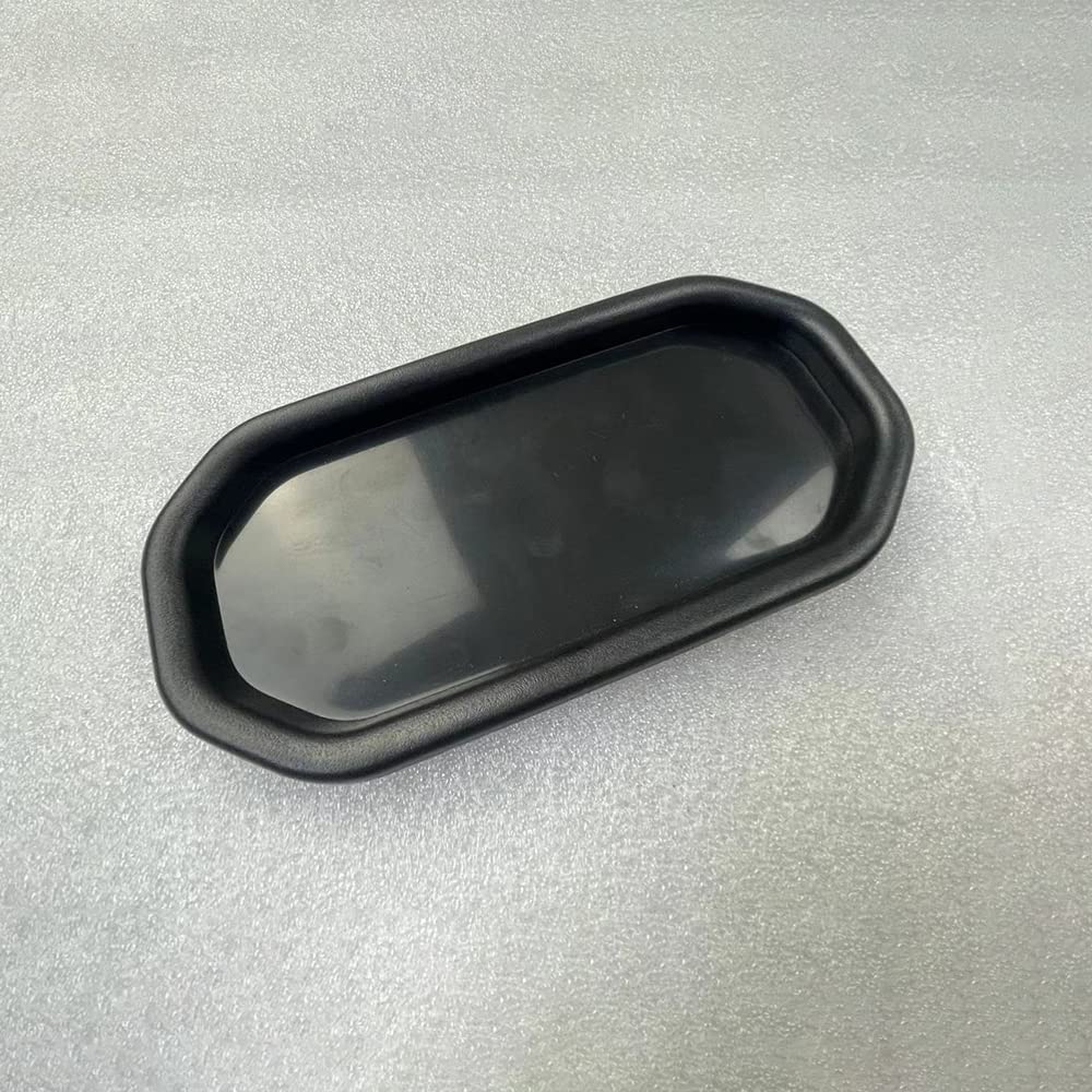 Copertura sensore Acc Radar Inferiore paraurti Anteriore Auto per Alfa Romeo Stelvio 2017+, Accessori Esterni Neri ABS