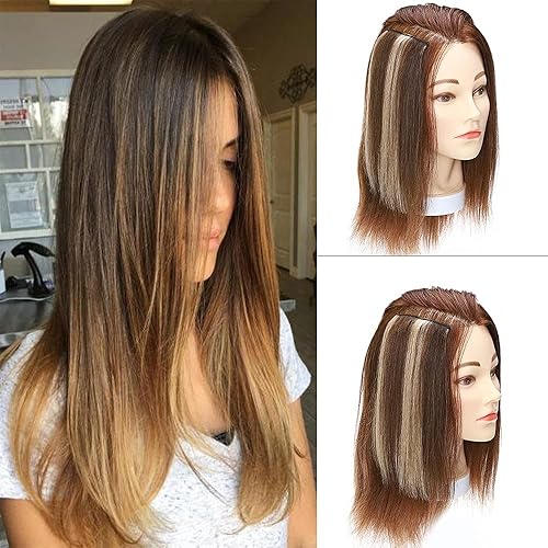 Miniatura 8 de Benehair Extensiones de cabello grueso que añaden volumen de 6 pulgadas, rubio platino para mujer, cabello humano real, una pieza, horquilla