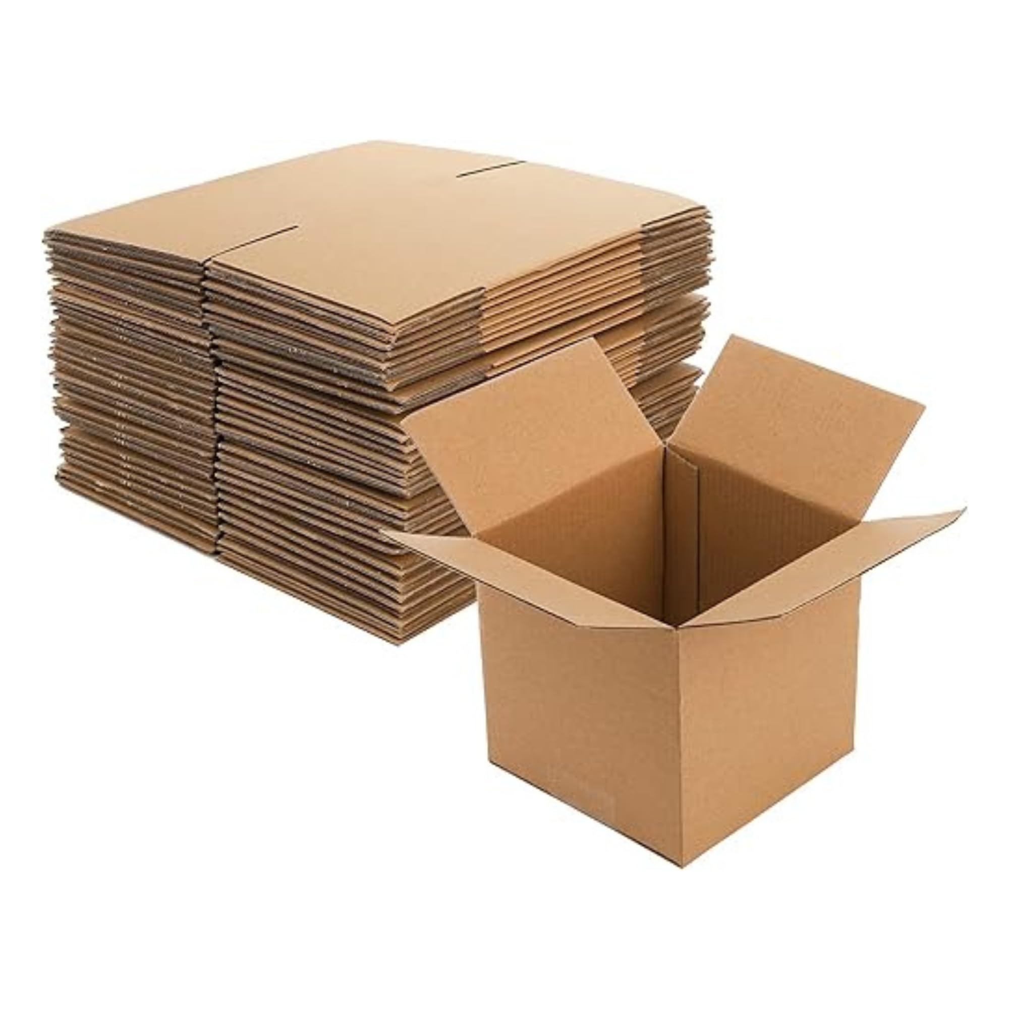 SelfHold 5x5x5" Cube Shipping Boxes, 20 Pack Corrugated Cardboard Box, Small Cube Mailing Boxes for Packing, Moving, Shipping, Storage, Small Business