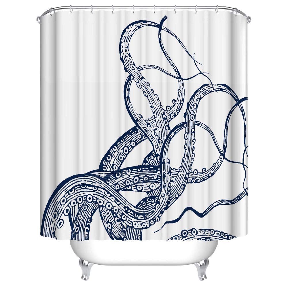 Octopus Shower Curtains Curtains & Drapes 2023