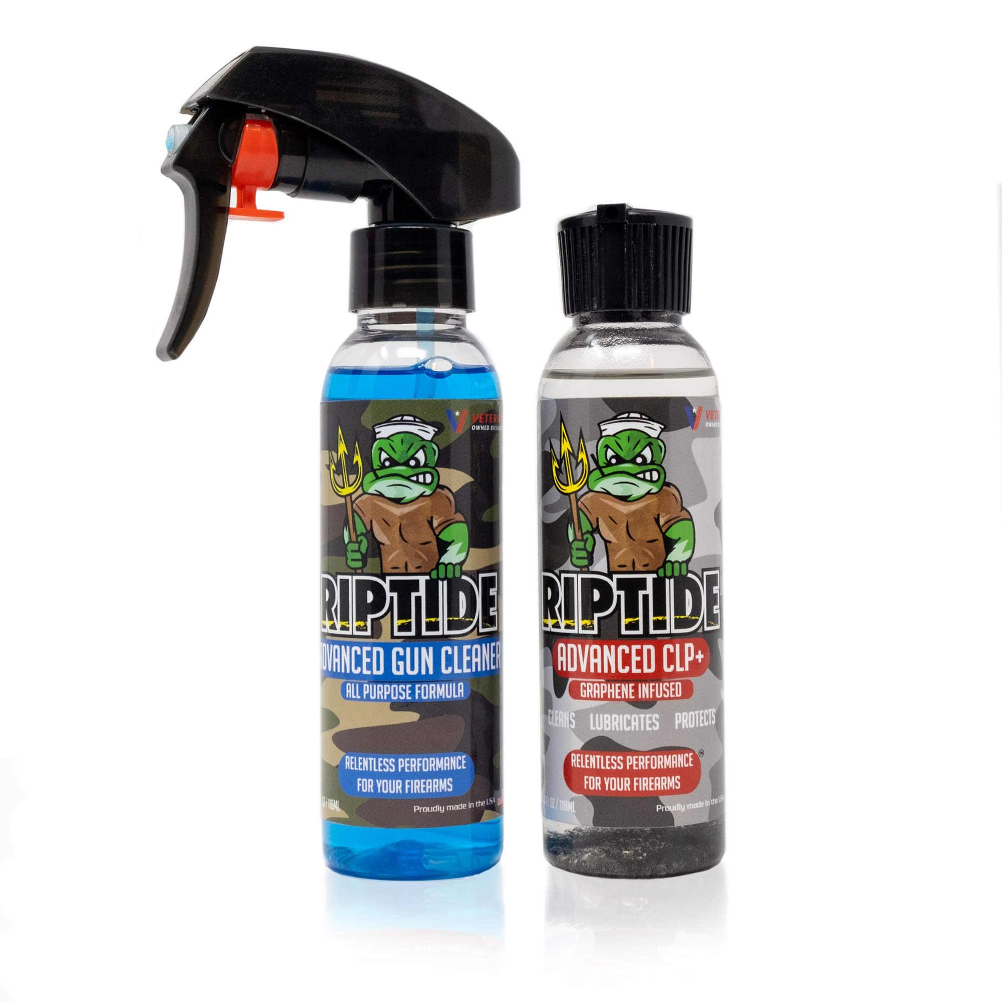 Buy Riptide Armory Advanced Gun Cleaner & CLP+ Graphene 4oz 2 Step Kit