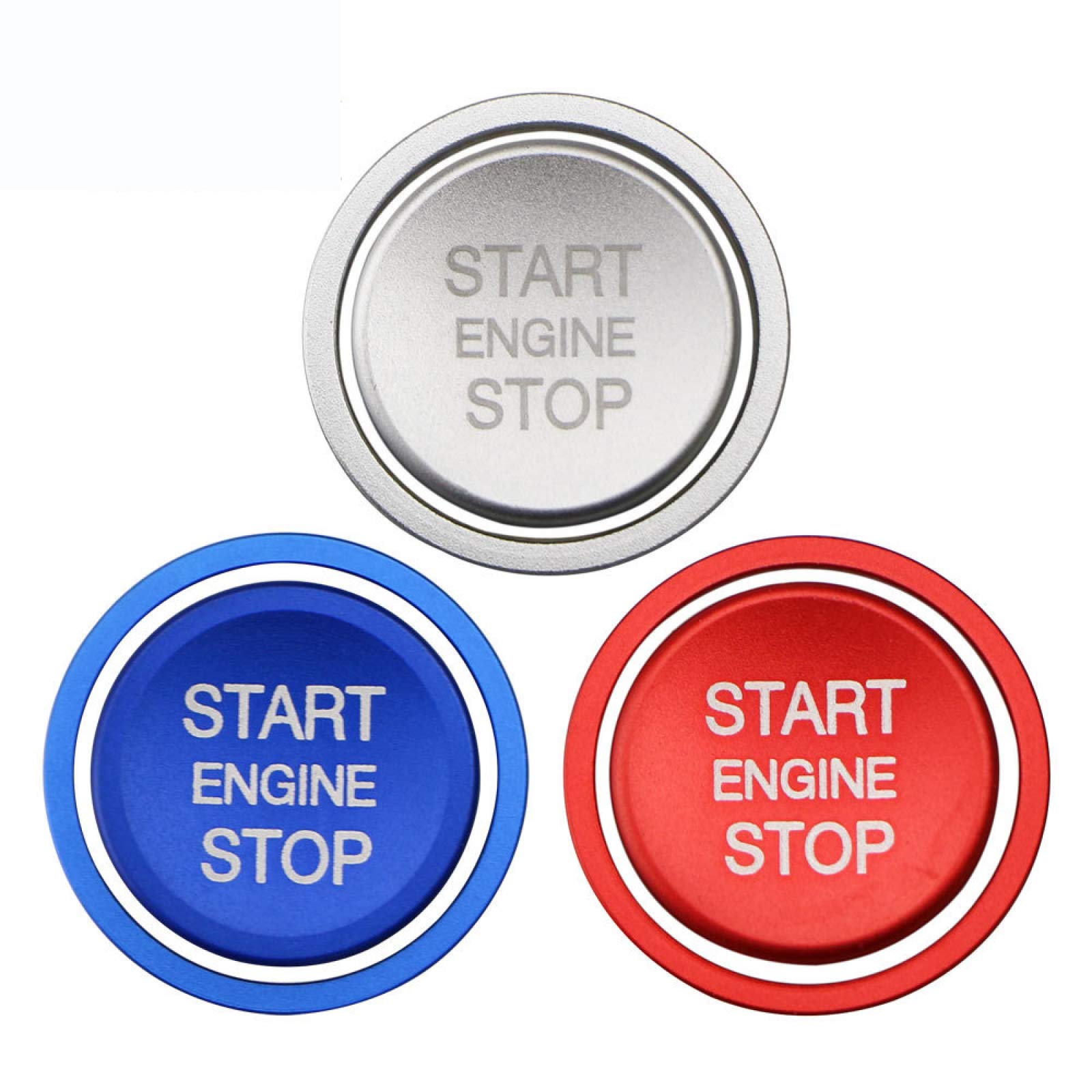 Car Engine Start Stop Button Decoration Cover Ring Ignition Trim Sticker,For Volkswagen Passat B8 2017-2019