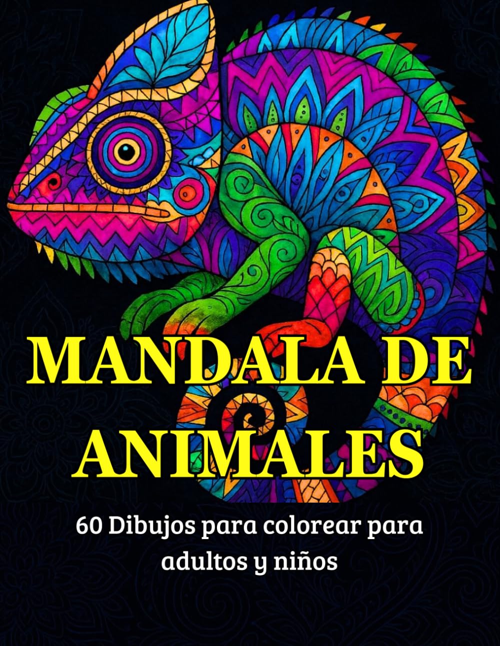 Mandalas de Animales para Colorear: 60 Dibujos para colorear para adultos y niños (Mandala & Curiosidades)