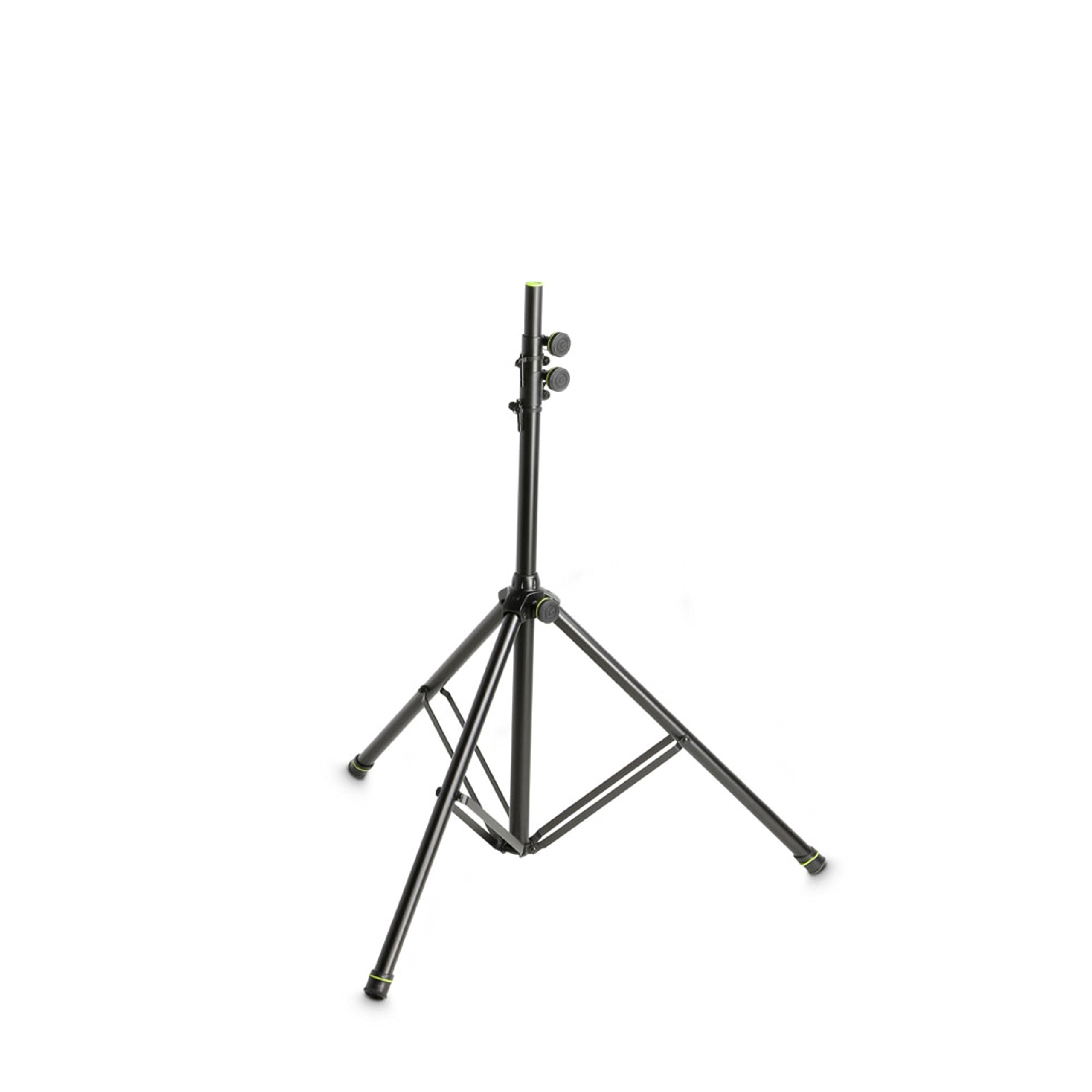 Gravity SP 5522 B - Lautsprecher- und Lichtstativ mit Zwei Auszügen, 30 kg Tragkraft, 3 m maximale Höhe, schwarz