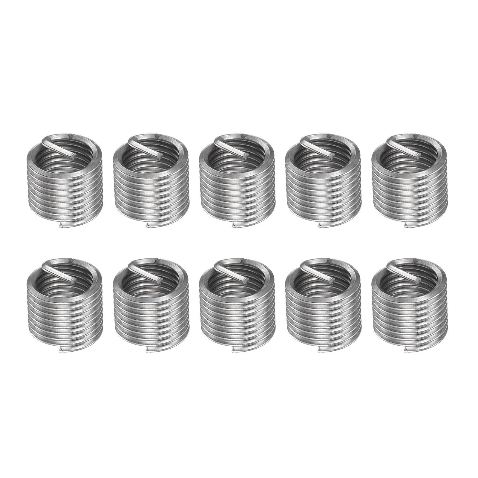 Tool Parts and Accessories M14 X 2 1.5D 304 Stainless Steel Wire Thread Insert Sleeve 10pcs (#CN-140824-06411)