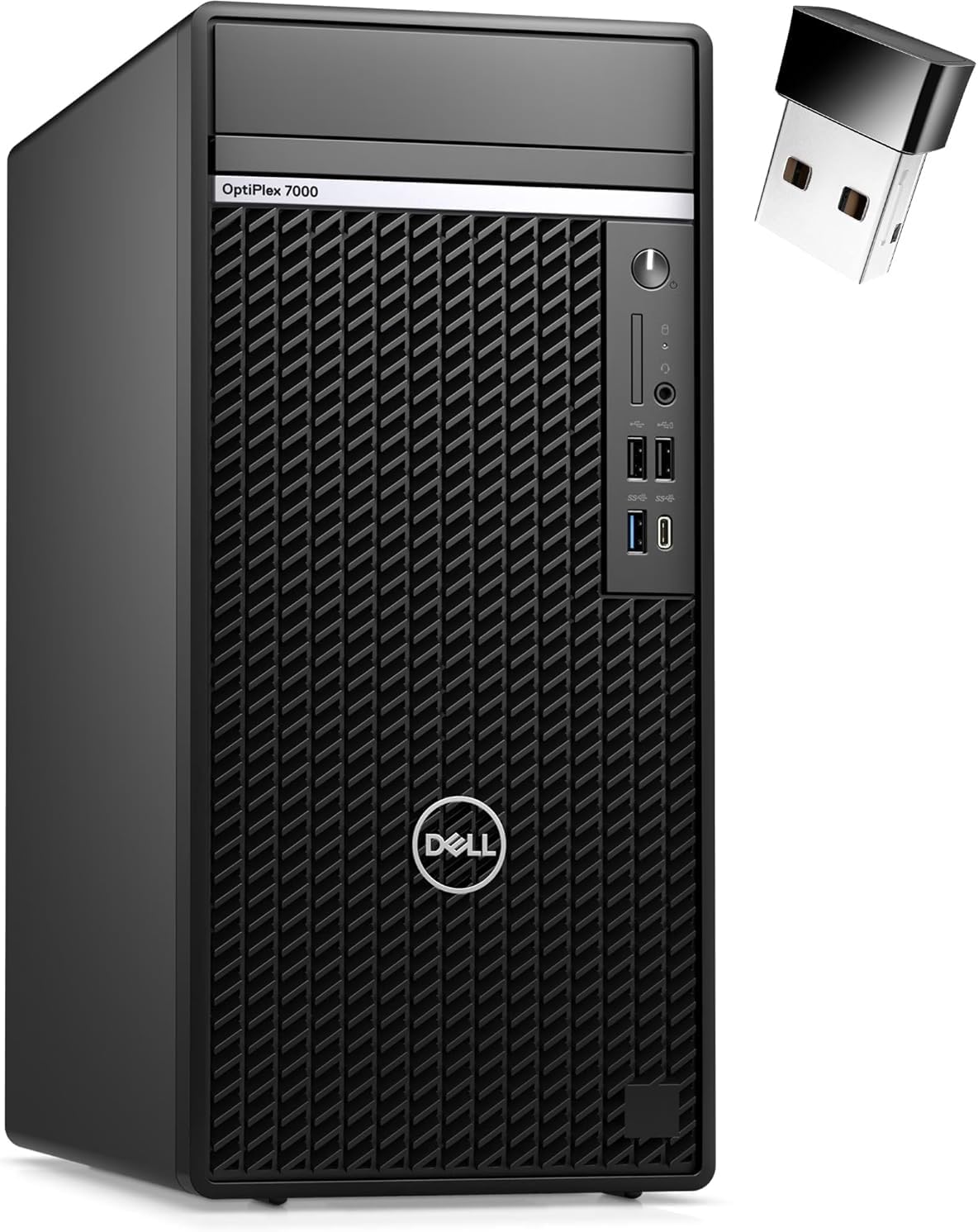 Dell OptiPlex 7020 Business Tower Desktop Computer, 14th GANARATION Intel -Core i7-14700,32GB DDR5 RAM,1TB PCIe SSD + 1TB HDD,Ethernet,USB WiFi Adapter,Keyboard and Mouse,Windows 11 Pro(Upgraded)