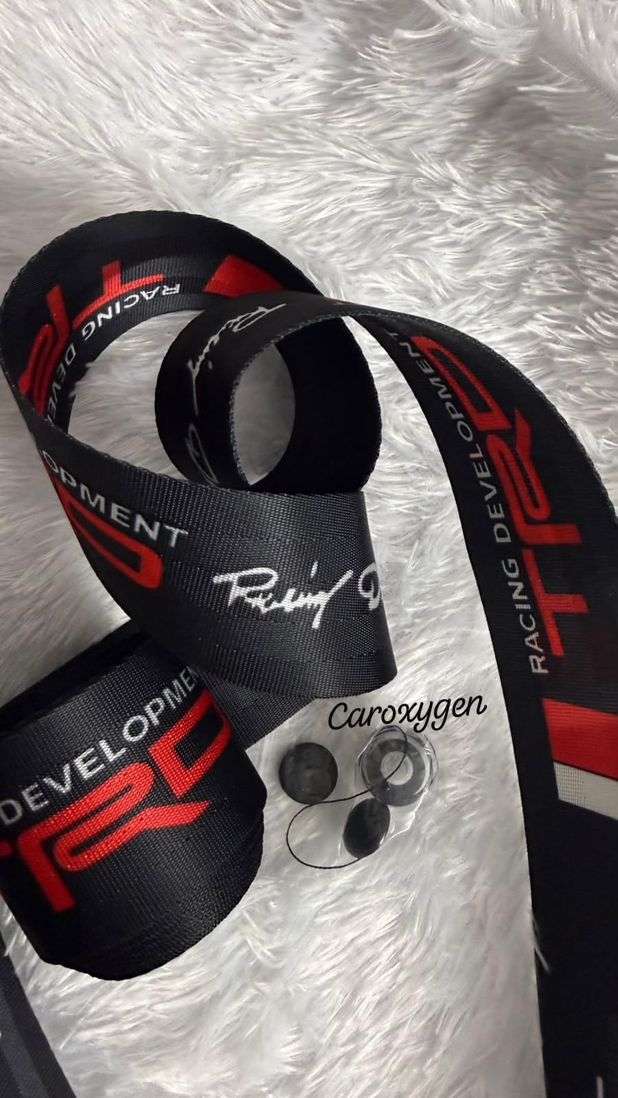 CarOxygen RED TRD Sports 3.6m CAR SEAT Belt (Black)-image-10