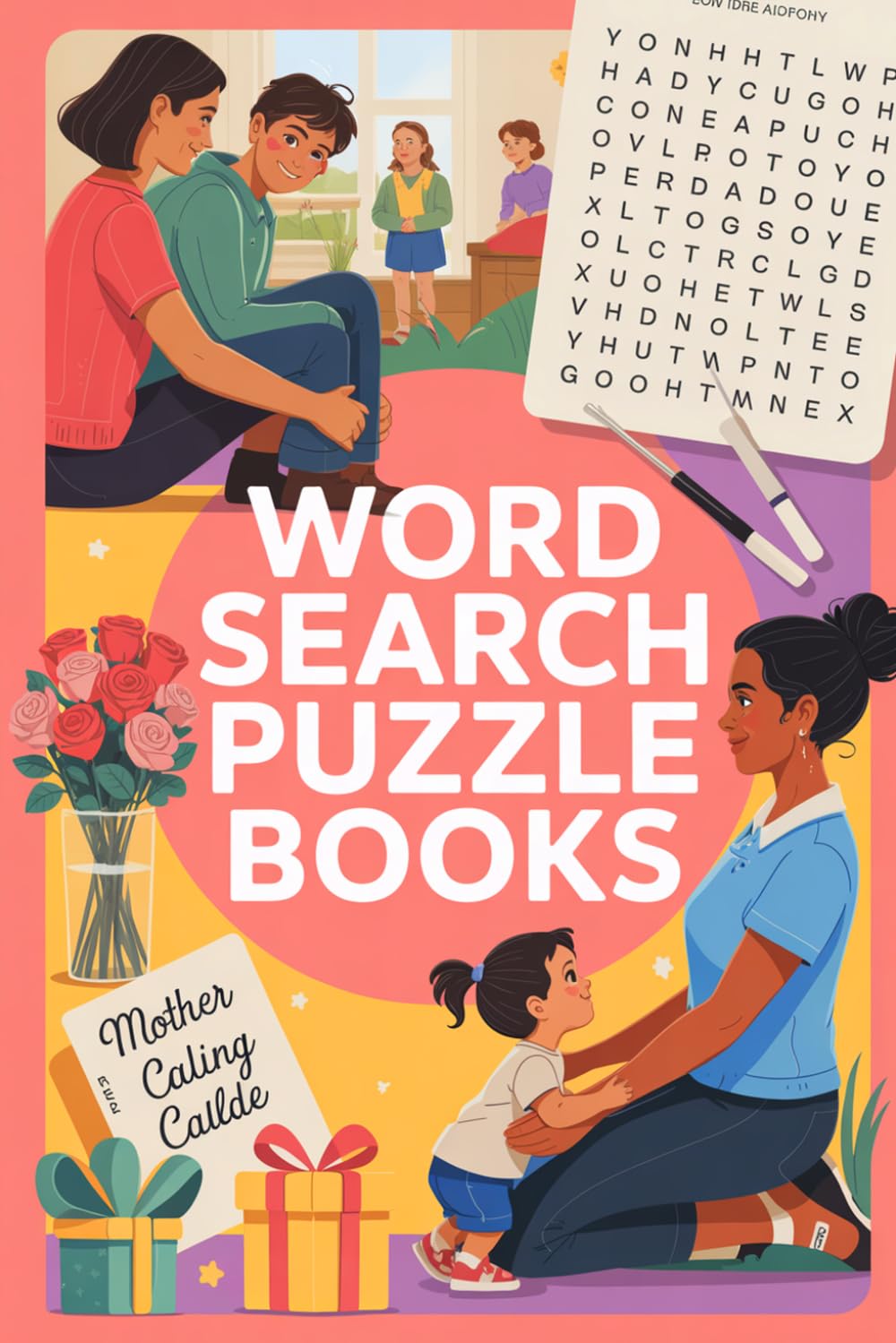 Word Search Puzzle Books: Seasonal Activity Companion for Grown-Ups