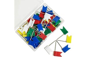 Flag Travel Map Push Pins for Travel Adventures