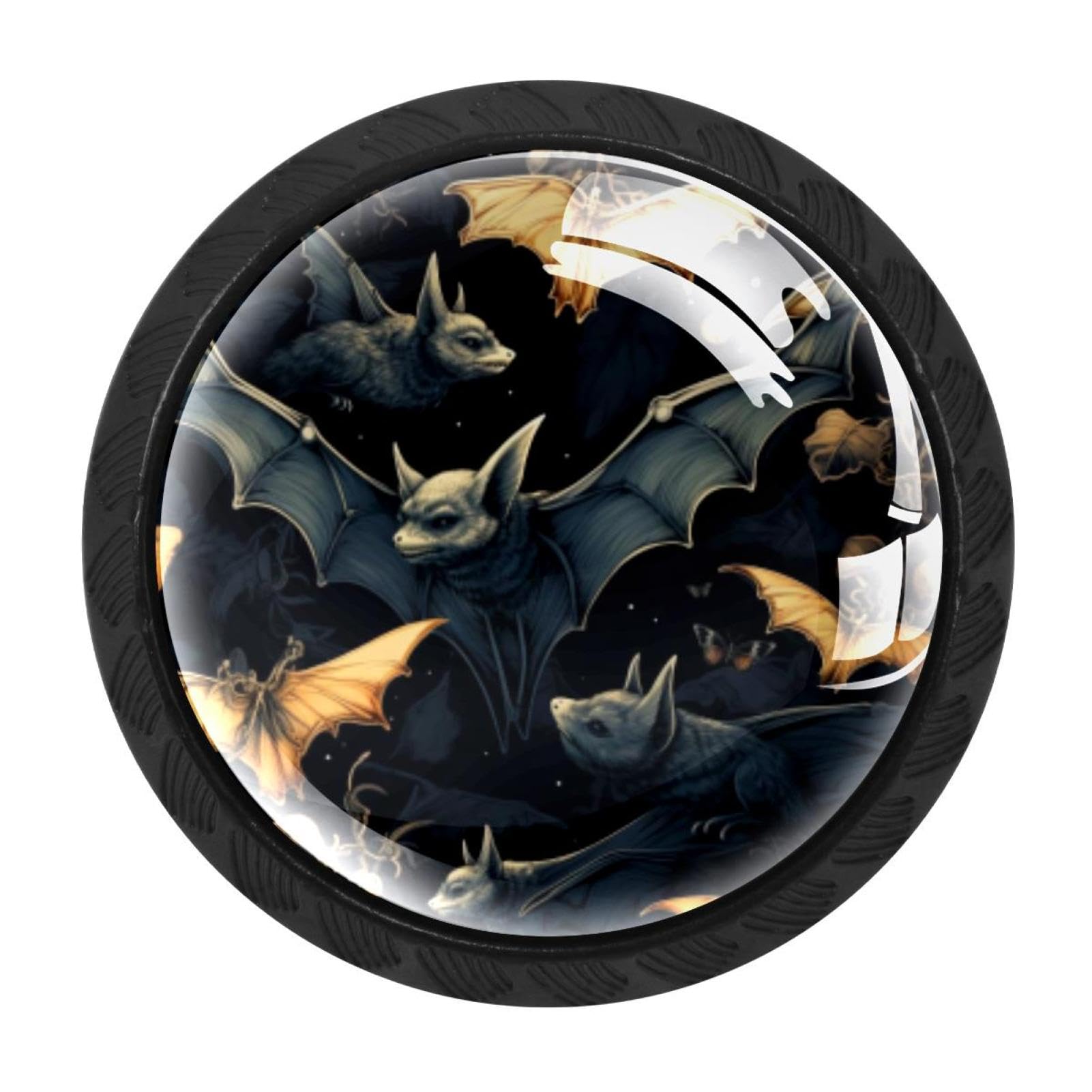 Chenzzzz Multicolored 07 4 Pack Bat Drawer Knob Cabinet Hardware