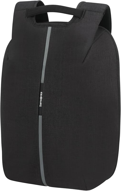 Mochila para portátil Securipak, negra (acero negro), 15,6", mochila de 15,6"