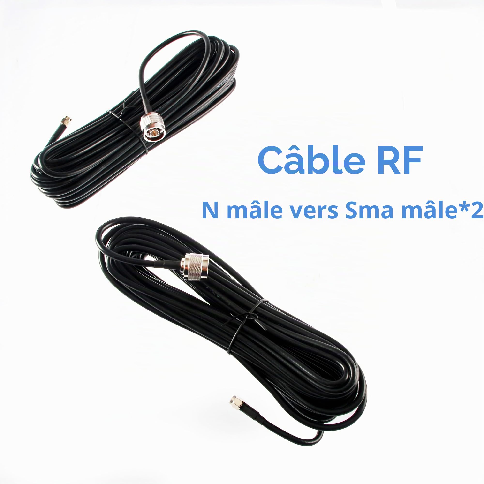 KASER Antenne directionnelle 5G LTE Mimo d'extérieur 3300-3800 MHz N78 jusqu'à 15 dBi Gain Compatible 5g Routeur N-SMA Sortie avec Adaptateur TS9 Câble à Faible Perte 10M - V4