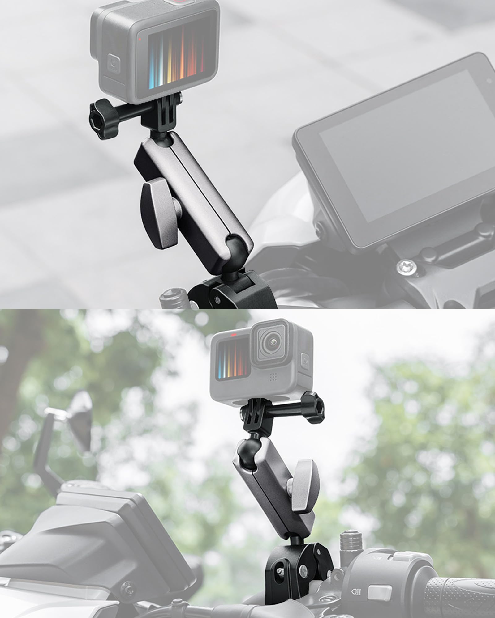 Game & Trail - Supporto Per Fotocamera Da Terra 3 In 1 In Alluminio, Rotazione 360°, Regolabile Da 40 A 80 Cm, Per Fototrappole E Pannelli Solari