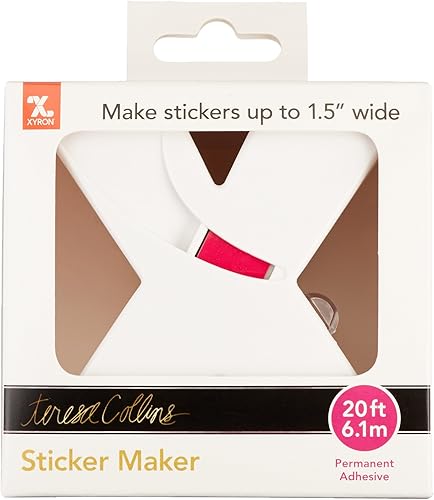 Miniatura 8 de Máquina para crear stickers Xyron 150" X" de varios colores, Púrpura, 1.5 pulgadas