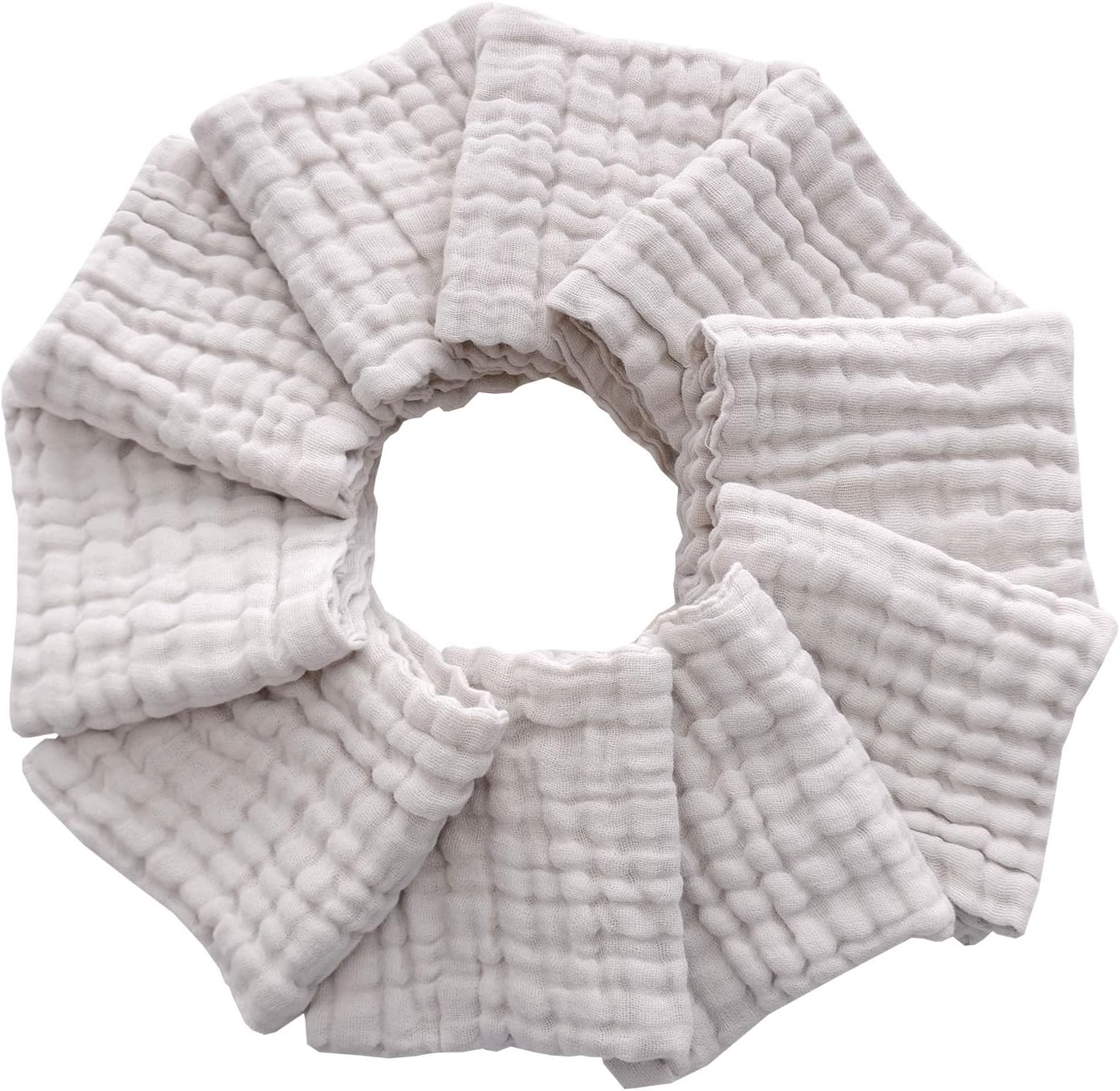 MUKIN Baby Burp Cloths and Wash Cloths Sets
