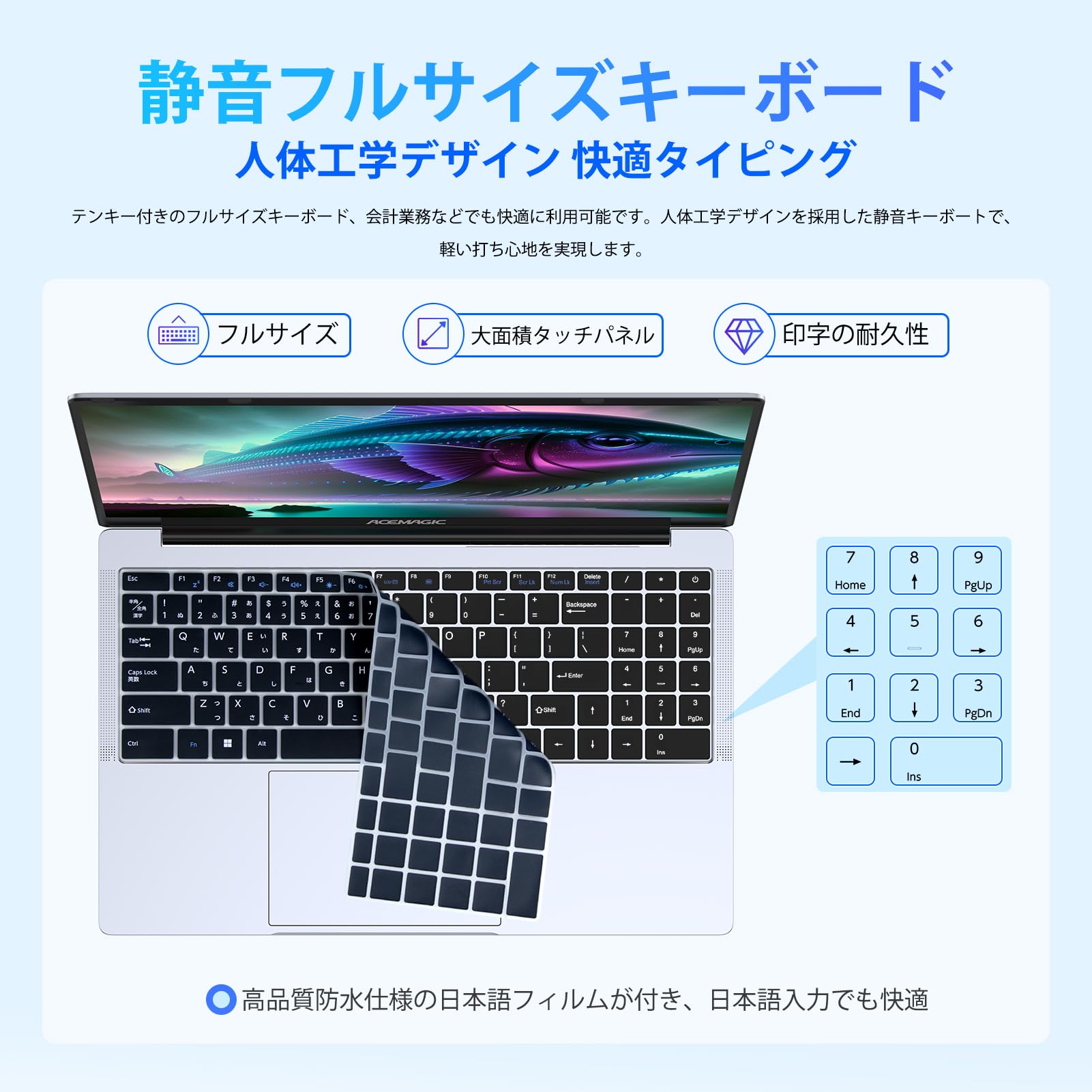 Amazon.co.jp: ACEMAGIC ノートパソコン 第12世代 N97ノートpc 【N95