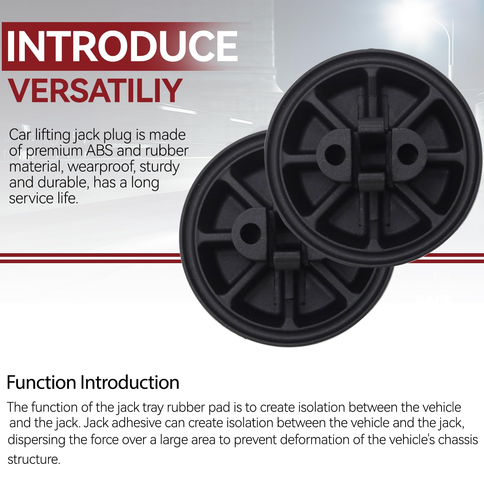 BGS 7046 Rubber pad voor hefbrug 120 mm | Automotive Line