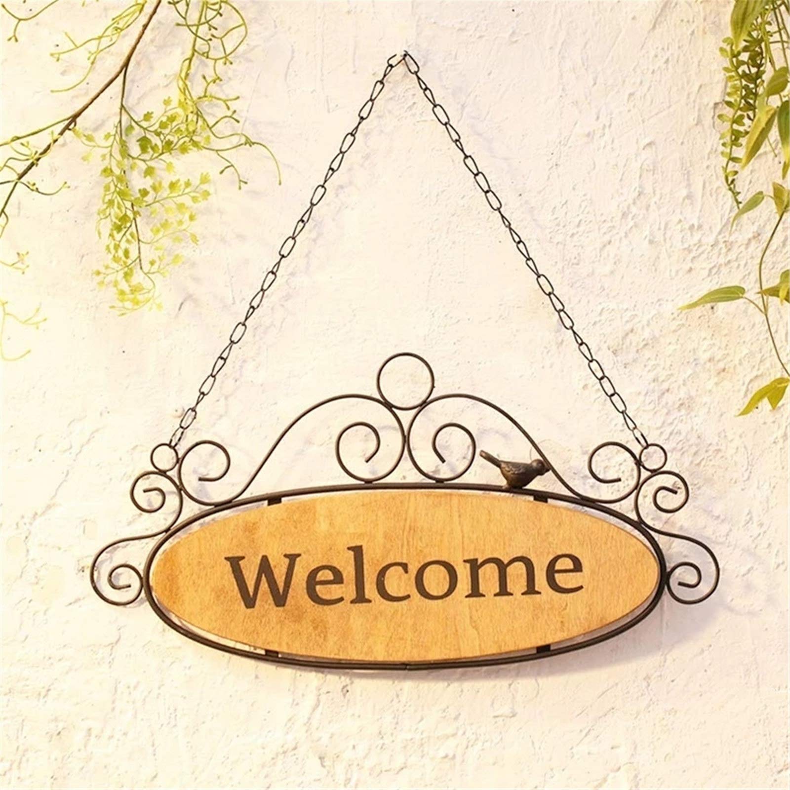 Amazon | ウェルカムプレート 玄関プレート ウェルカムドアサイン装飾