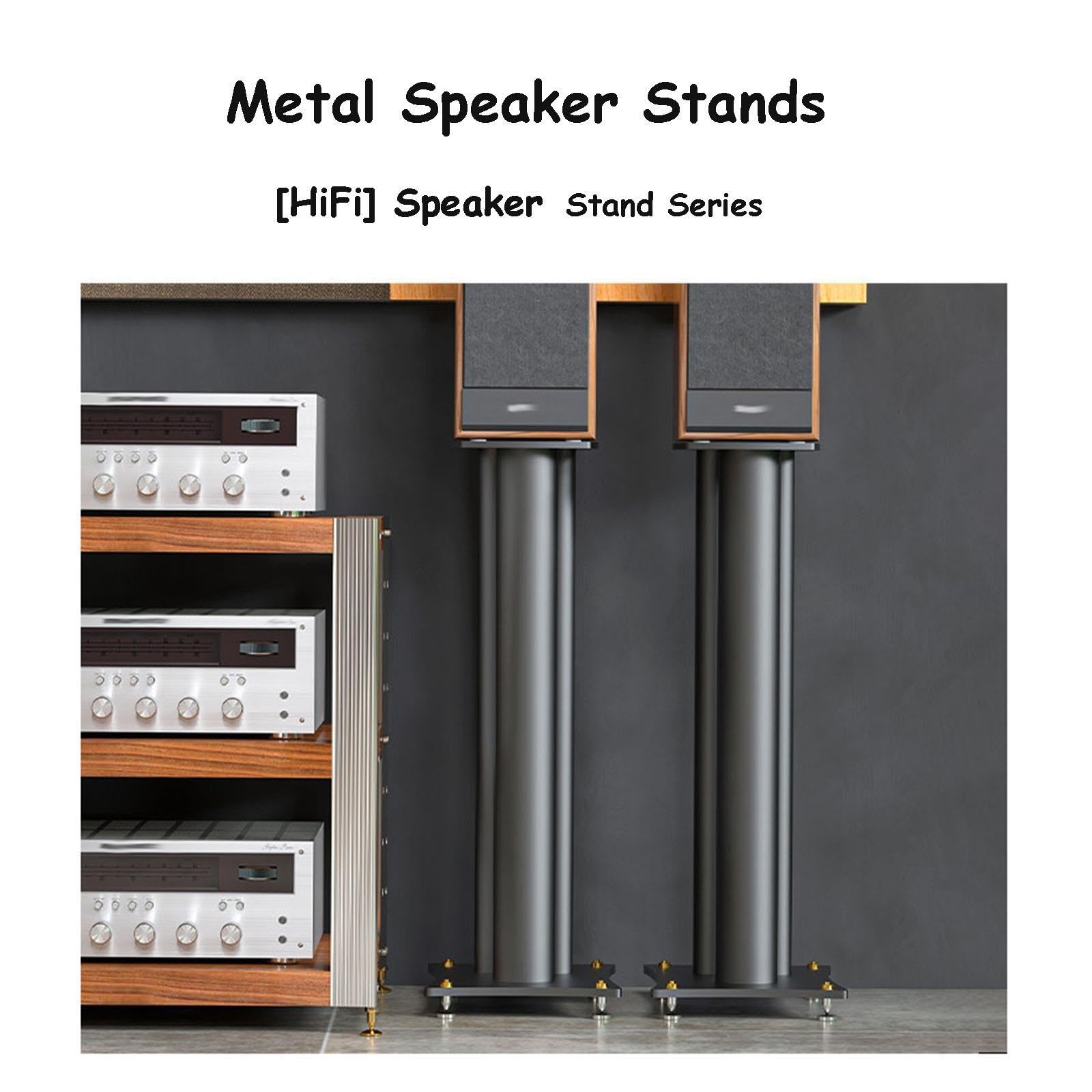 Soportes De Suelo para Altavoces De Sonido Envolvente con Gestión De Cables Integrada.